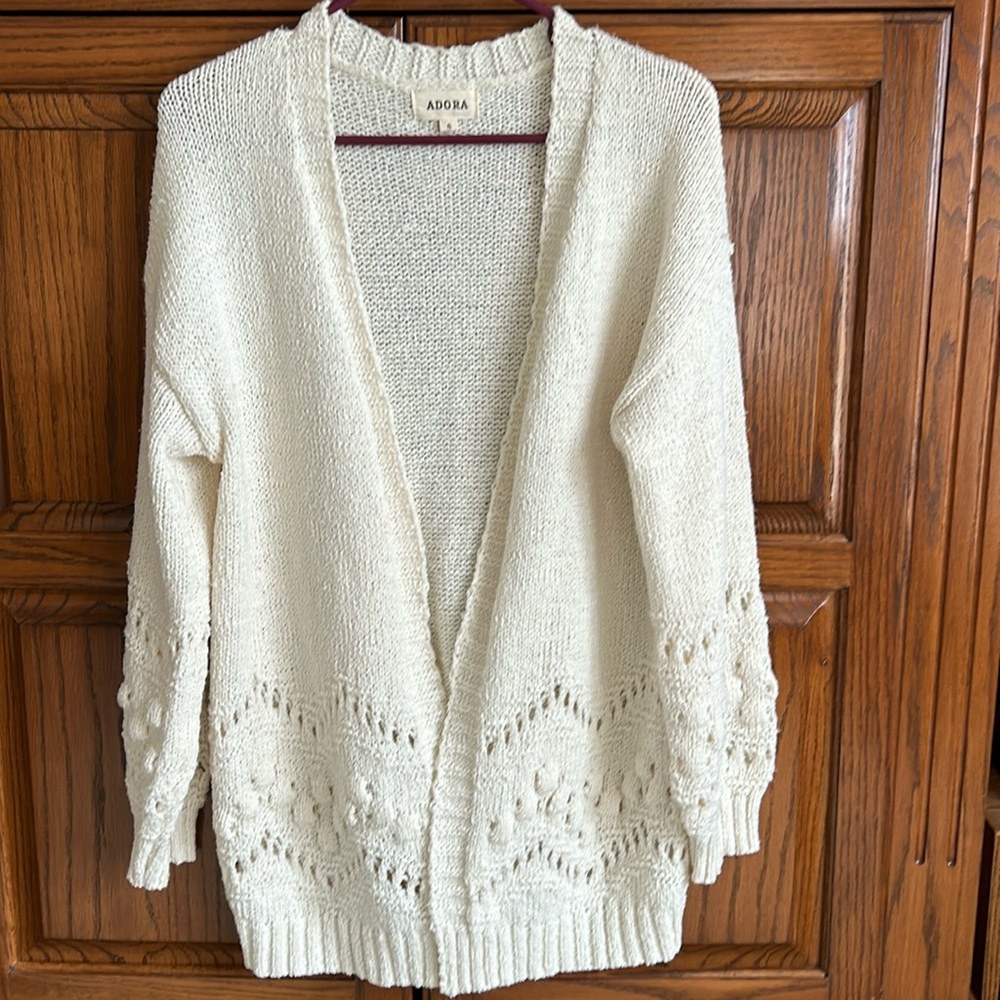 Tunic length sweater